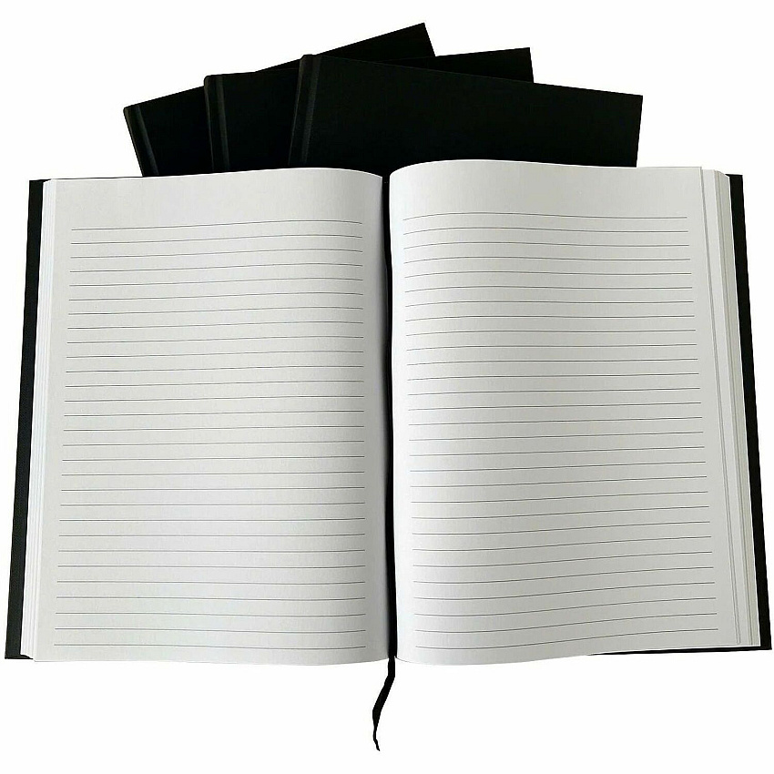 Business Source Hardbound Ruled Linen Journals (10973)