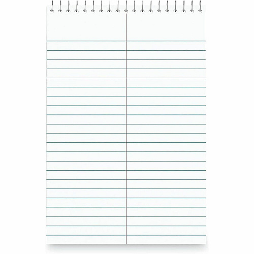 Business Source Green Tint Steno Notebook (96920)