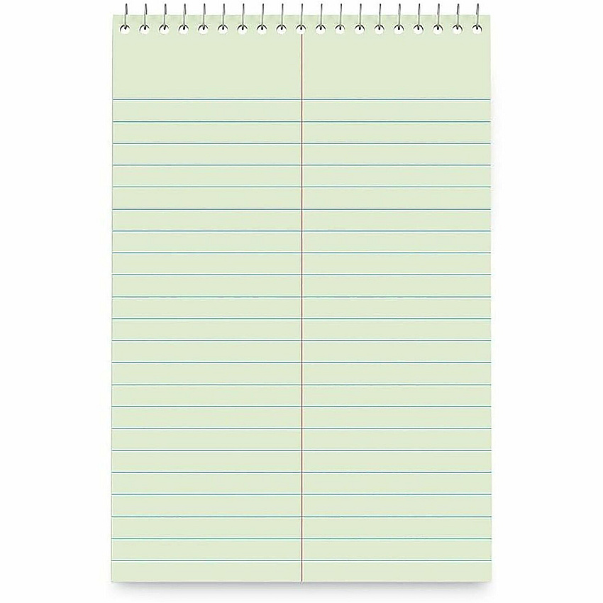 Business Source Green Tint Steno Notebook (26743)