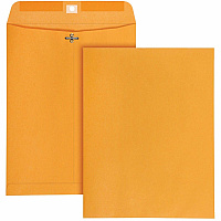 Business Source #97 Clasp Envelopes with Gummed Closure (35266)