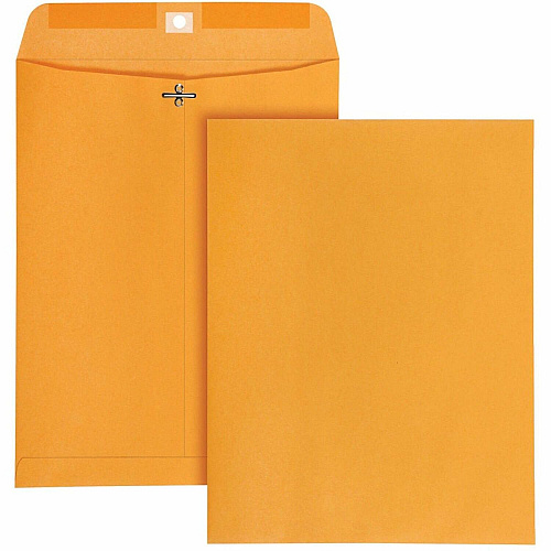 Business Source #97 Clasp Envelopes with Gummed Closure (35266)