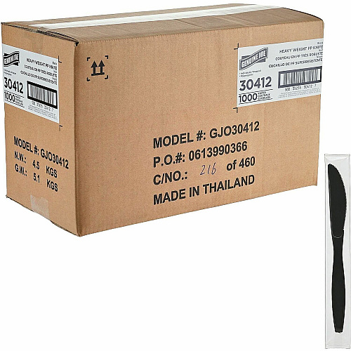 Genuine Joe Heavy-Weight Polypropylene Cutlery (30412)