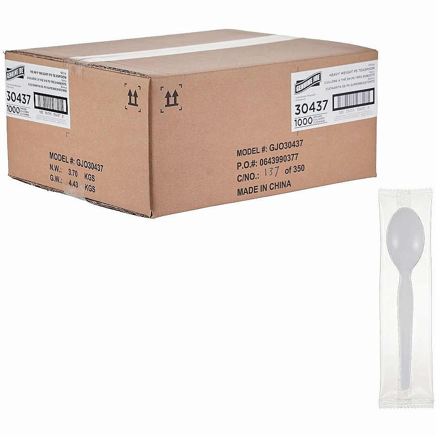 Genuine Joe Disposable Polystyrene Cutlery (30437)