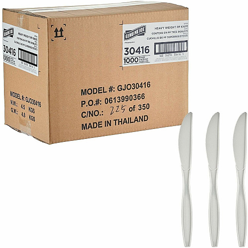 Genuine Joe Heavy-Weight Polypropylene Cutlery (30416)