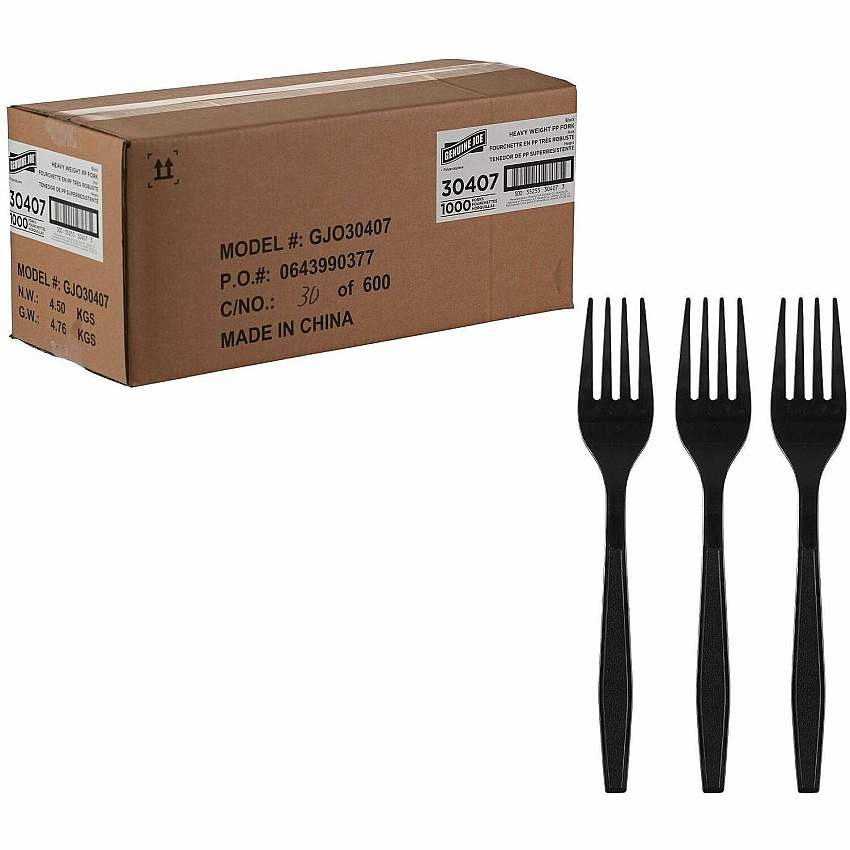 Genuine Joe Heavy-Weight Polypropylene Cutlery (30407)