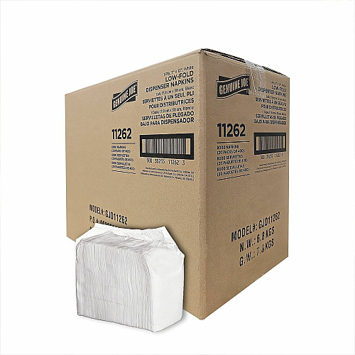 Genuine Joe Low-Fold Dispenser Napkins (11262)