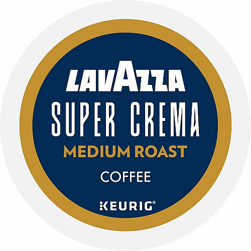 Lavazza K-Cup, Pod, Ground Super Crema K-Cup Coffee Pods (0911CT)