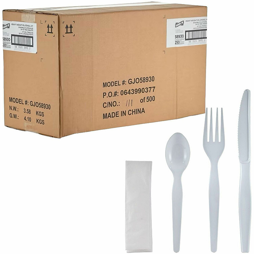 Genuine Joe 4-Piece Heavyweight Utensil Kit (58930)
