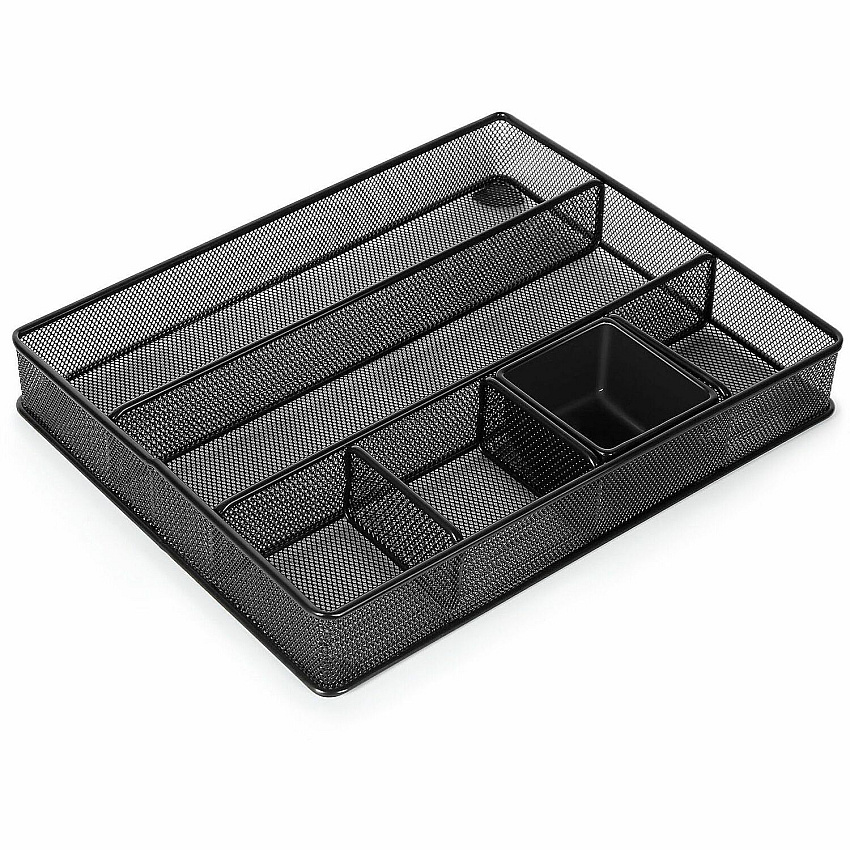 Lorell Multi-Compartment Mesh Drawer Organizer (84136)