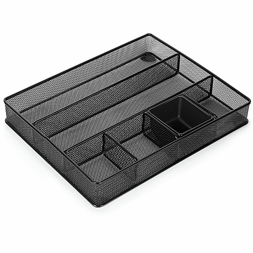 Lorell Multi-Compartment Mesh Drawer Organizer (84136CT)
