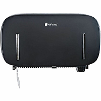 San Jamar Timeless Twin-Roll Bathroom Tissue Dispenser (R4200BK)