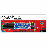 Sharpie Creative Markers Assorted Ink - Water Based, Acrylic Based - Glass, Art, Coloring - 2 / Pack (2209913)