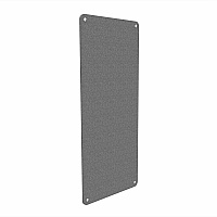 Screenflex Portable Partitions Haven Acoustic Wall Panels Dark Gray - Fabric - 1 Each (HDK631PCHR)