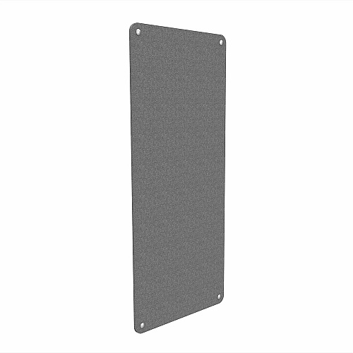 Screenflex Portable Partitions Haven Acoustic Wall Panels Dark Gray - Fabric - 1 Each (HDK631PCHR)