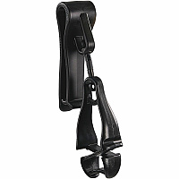 Ergodyne Squids 3425 Swiveling Glove Clip Holder for Gloves, Mitten, Personal Protective Equipment (PPE), Towel, Belt, Warehouse, Construction, Distribution - Swivel, Strong, Temperature Resistant, Durable, Non-conductive, Easy Grip - Black - Acet (19552)