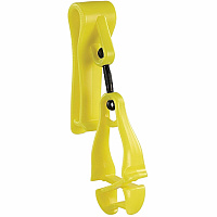 Ergodyne Squids 3425 Swiveling Glove Clip Holder for Gloves, Mitten, Personal Protective Equipment (PPE), Towel, Belt, Warehouse, Construction, Distribution - Swivel, Strong, Temperature Resistant, Durable, Non-conductive, Easy Grip - Lime - Aceta (19559)
