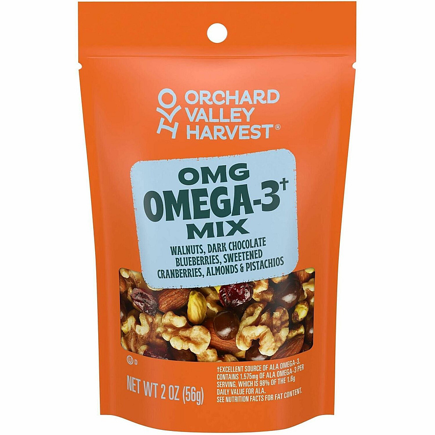 Orchard Valley Harvest Snack Box No Artificial Flavor, No Artificial Color, Preservative-free, Gluten-free, Non-GMO - 2 oz - 14/Bag - 1 Carton (22002950)