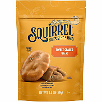 SQUIRREL Snack Box Gluten-free - Toffee Glazed Pecans - 3.50 oz - 6/Carton - 1 Carton (22002951)