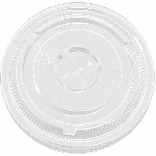 Genuine Joe Lids for Plastic Cold Cups Polyethylene Terephthalate (PET) - Clear - 1000 Lids/Box - 1 Carton (GJO58234)