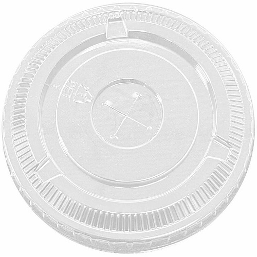 Genuine Joe Lids for Plastic Cold Cups Polyethylene Terephthalate (PET) - Clear - 1000 Lids/Box - 1 Carton (GJO58235)