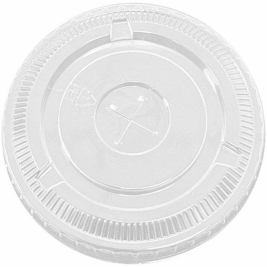 Genuine Joe Lids for Plastic Cold Cups Polyethylene Terephthalate (PET) - Clear - 1000 Lids/Box - 1 Carton (GJO58235)