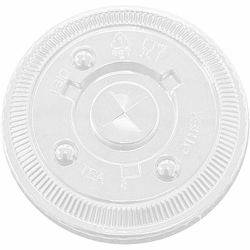 Genuine Joe Lids for Paper Cold Cups Clear - 1000 Lids/Box - 1 Carton (GJO00317)