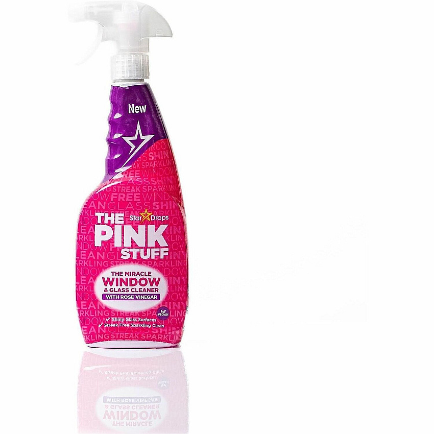 The Pink Stuff Window Cleaner with Rose Vinegar (82384)