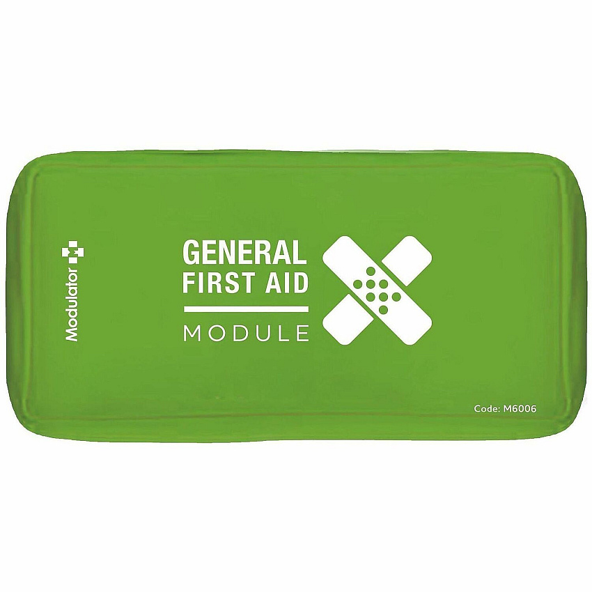 Modulator General First-Aid Module Refill 18" Height x 4" Width x 3" Depth - Green - 1 Each (M6006)