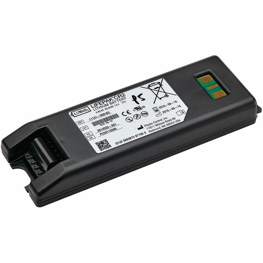 CARDIACT LPCR2 AED Lithium Battery For Defibrillator - Battery Rechargeable - CR2 - 4850 mAh - 55.85 Wh - 12 V - 1 Each (11141000165)