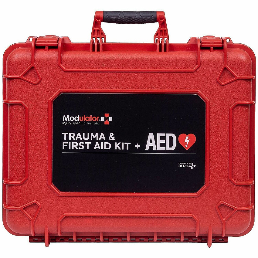 CARDIACT Modulator FLEX XL Pro Hard-Case Trauma Kit 17" Height x 9" Width x 20" Depth - Red - 1 Each (M7002)