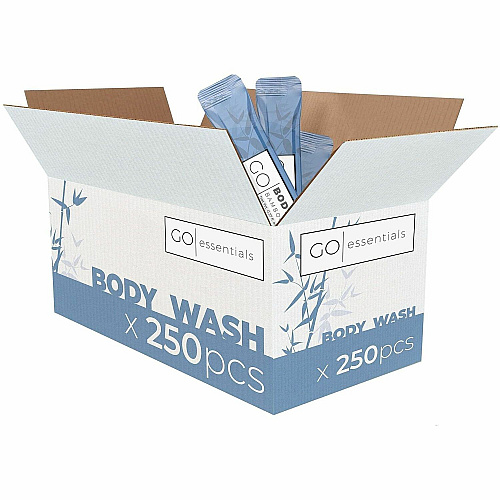 Go Mouthwash Go Essentials Travel-Size Body Wash Packets (BW250)