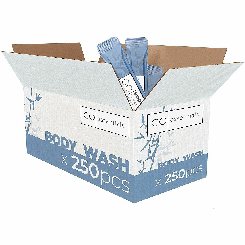 Go Mouthwash Go Essentials Travel-Size Body Wash Packets (BW250)