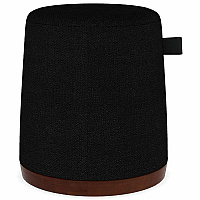 M&uuml;m Perch Soft Seating Memory Foam Seat Material - Black - Leather, Fabric - 1 Carton (5010)