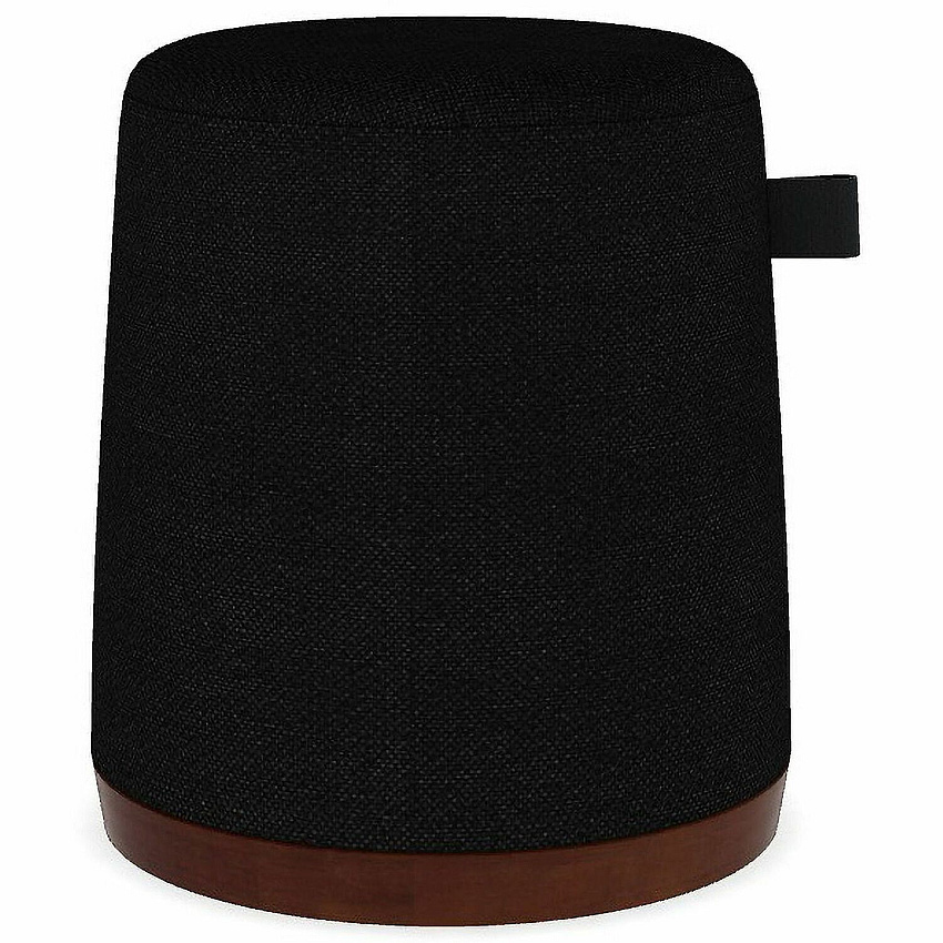 M&uuml;m Perch Soft Seating Memory Foam Seat Material - Black - Leather, Fabric - 1 Carton (5010)