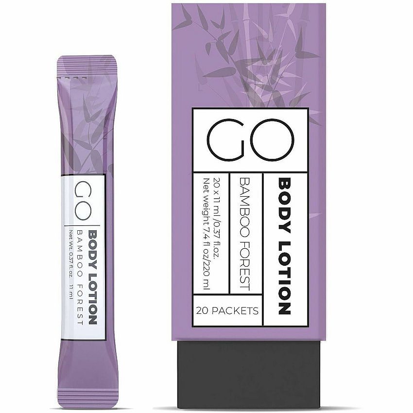 Go Mouthwash Go Essentials Travel-Size Body Lotion Packets (BL20)