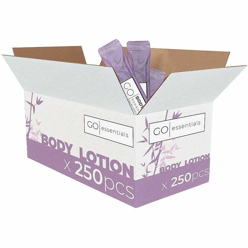Go Mouthwash Go Essentials Travel-Size Body Lotion Packets (BL250)
