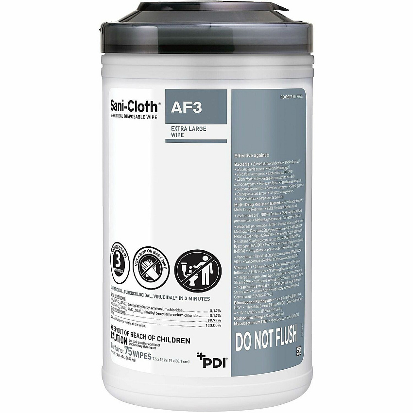 PDI Sani-Cloth AF3 Germicidal Wipes (P72584AF3)