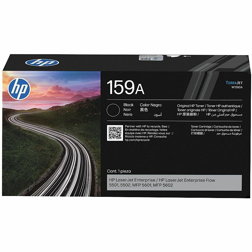 HP 159A Original Standard Yield Laser Toner Cartridge - Black - 1 Each (W1590A)