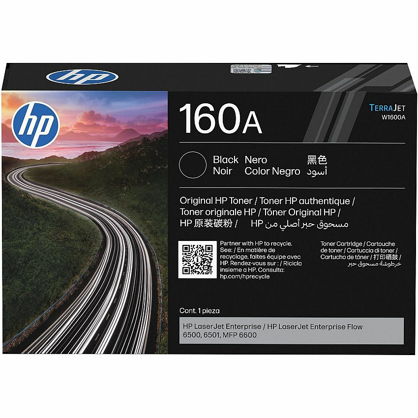 HP 160A Original Standard Yield Laser Toner Cartridge - Black - 1 Pack (W1600A)