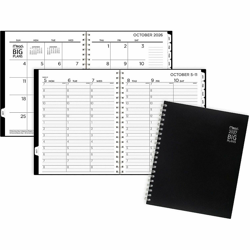 Mead BIG PLANS Weekly/Monthly Planner (CRW63005)