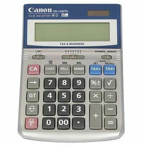 Canon HS-1200TS Portable Display Calculator (7438A028)