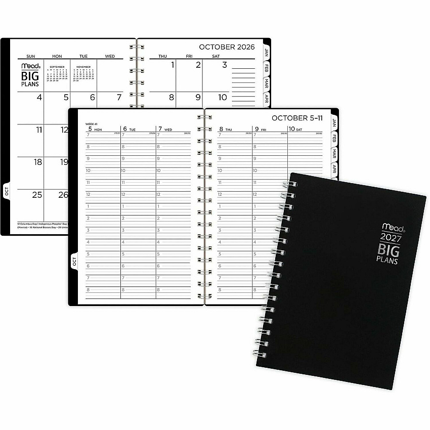 Mead BIG PLANS Weekly/Monthly Planner (CRW43005)