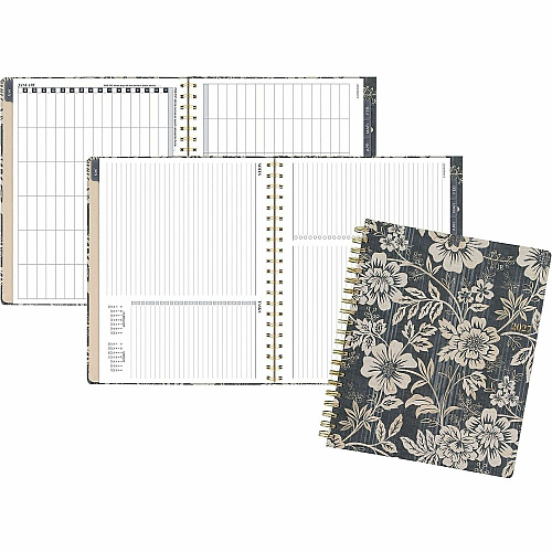 Cambridge Denim Blooms Monthly Planner (1850902)