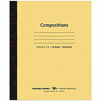Roaring Spring Plain Cover Tapebound Comp Notebook (77308CT)