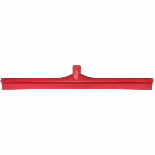 Sparta 24" Single-Blade Floor Squeegee Rubber, Thermoplastic Rubber (TPR) Blade - 3.5" Height x 1" Width x 24" Length - Durable, Rust Resistant, Bend Resistant - Red - 1Each - 1 Each (3656805)