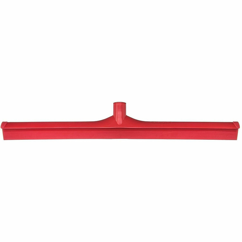 Sparta 24" Single-Blade Floor Squeegee Rubber, Thermoplastic Rubber (TPR) Blade - 3.5" Height x 1" Width x 24" Length - Durable, Rust Resistant, Bend Resistant - Red - 1Each - 1 Each (3656805)