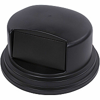 Genuine Joe Dome Lid for 44 Gallon Containers Dome - Black - 1 Carton (GJO01281)