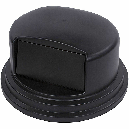 Genuine Joe Dome Lid for 44 Gallon Containers Dome - Black - 1 Carton (GJO01281)
