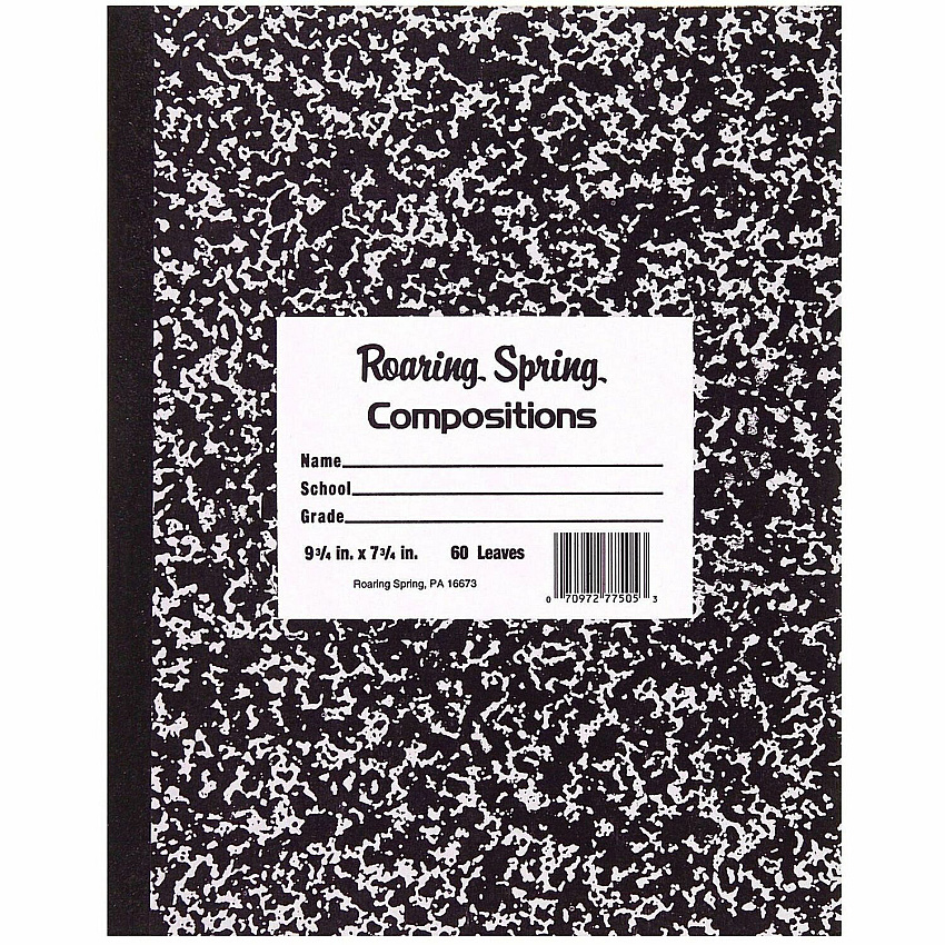 Roaring Spring Tape Bound Composition Notebooks (77505CT)