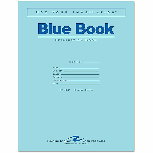 Roaring Spring Examination Book (77517CT)